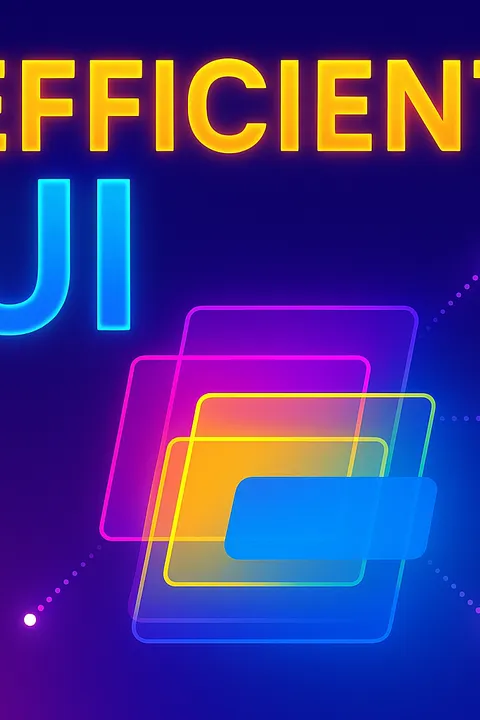 Efficient UI key art